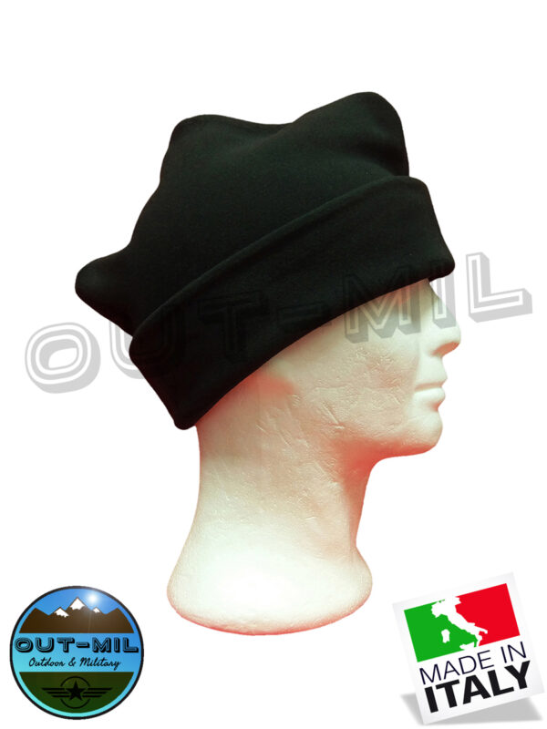 Cappello in pile "3 punte" per forze dell'ordine made in Italy - immagine 3