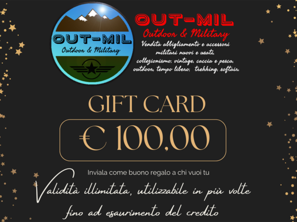 "Gift Card" buono regalo di € 100,00